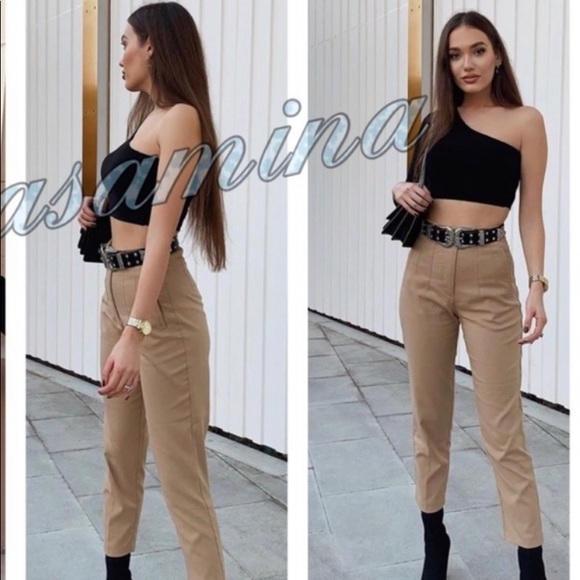 Zara high waisted pants bloggers fav - Picture 3 of 17